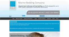 Desktop Screenshot of marinebedding.co.uk